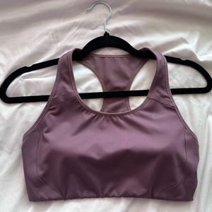 Nike mauve sports bra size m